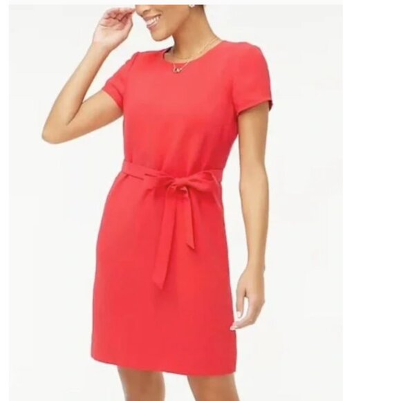 J Crew Belted Suiting Dress For Women - Picture 2 of 3